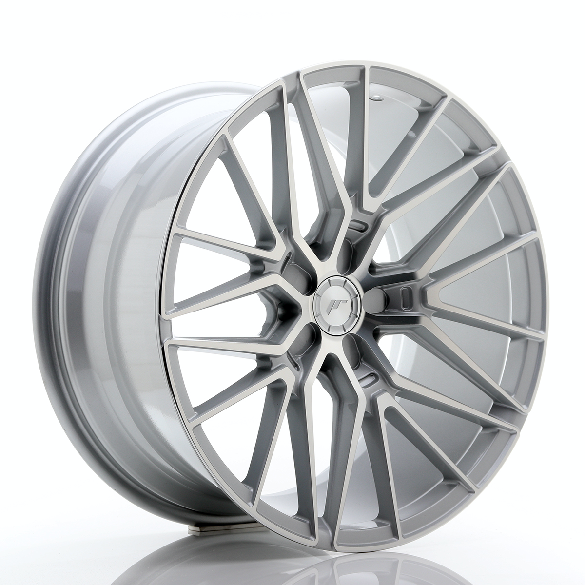 Japan Racing JR38 20x10 ET20-45 Custom Silver Machined Face