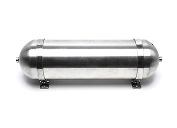 Lufttank 11 Liter - Borstad Aluminium