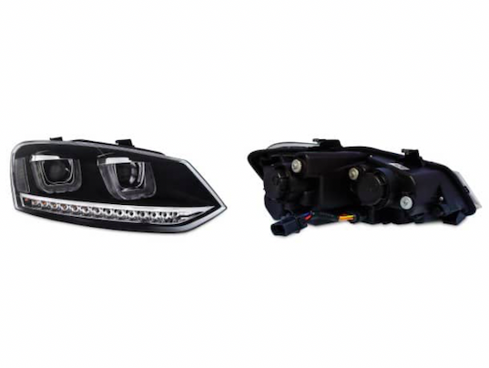 VW POLO 6R 09-14 DRL Desing Framlykta - 4