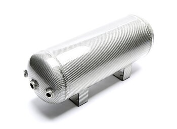 Lufttank 11,5 Liter - Kolfiber/Silver