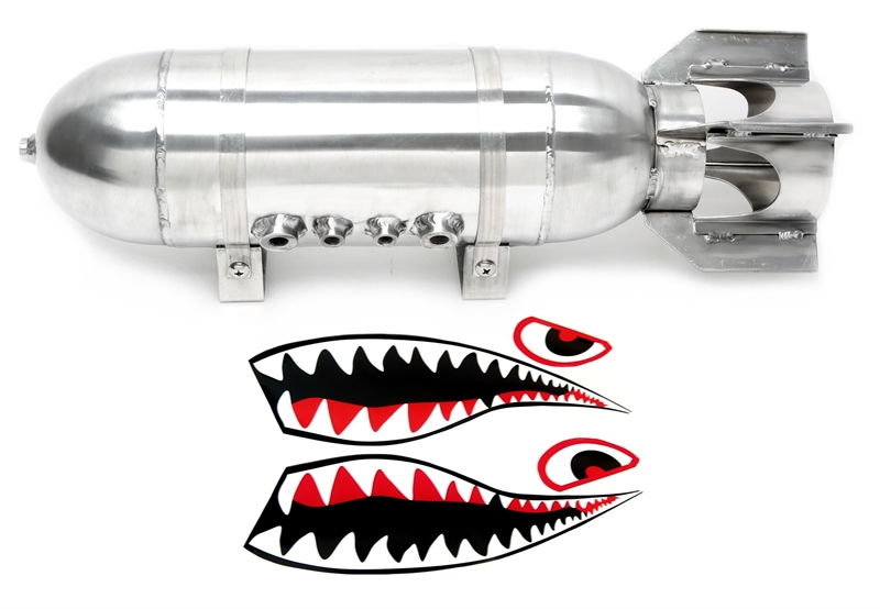 Lufttank 11,5 Liter - Aluminium Military Look