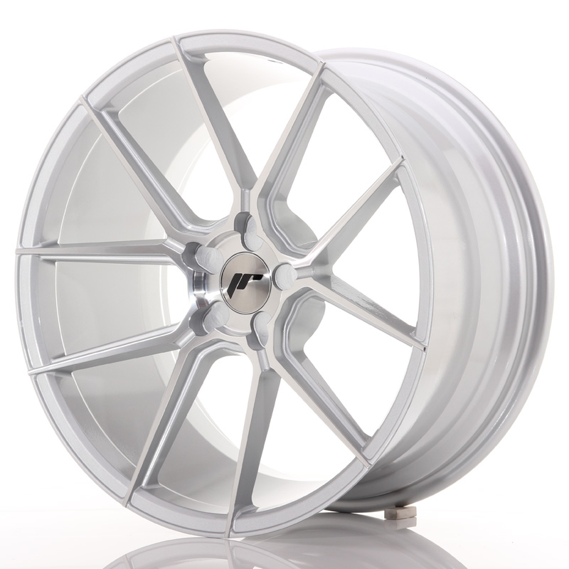 Japan Racing JR30 20x10 ET20-40 Custom Silver Machined Face