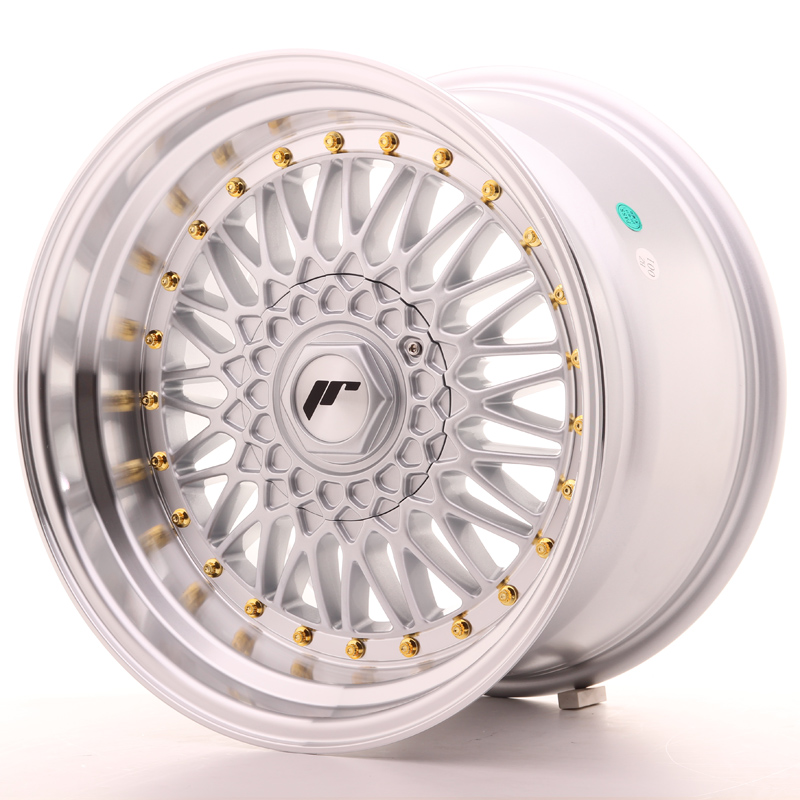 Japan Racing JR9 17x10 ET20 Custom Silver w/Machined Lip