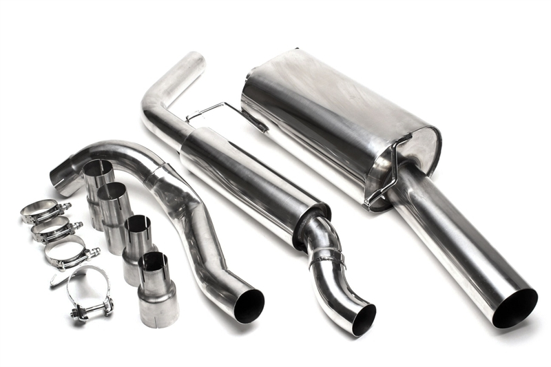 TA Technix avgassystem VW Golf I Cabriolet/Scirocco II – 1×90 mm runda+rak kant