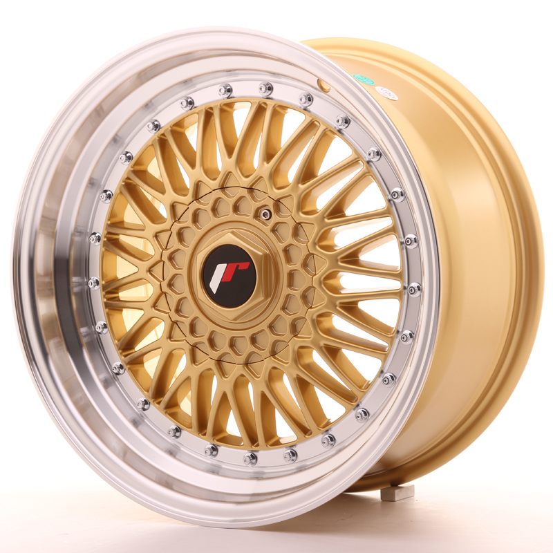 Japan Racing JR9 17x8,5 ET35 Custom Gold w/Machined Lip