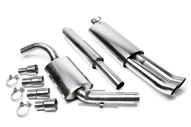 TA Technix avgassystem VW Golf II – 2×76 mm DTM