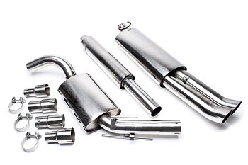 TA Technix avgassystem VW Golf II – 2×76 mm DTM