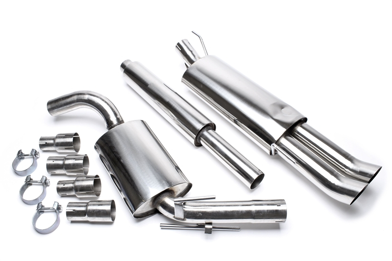 TA Technix avgassystem VW Golf III/Golf Cabriolet – 2×76 mm DTM