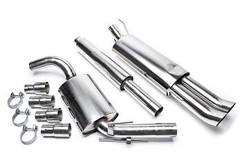 TA Technix avgassystem VW Golf III/Golf Cabriolet – 2×76 mm DTM