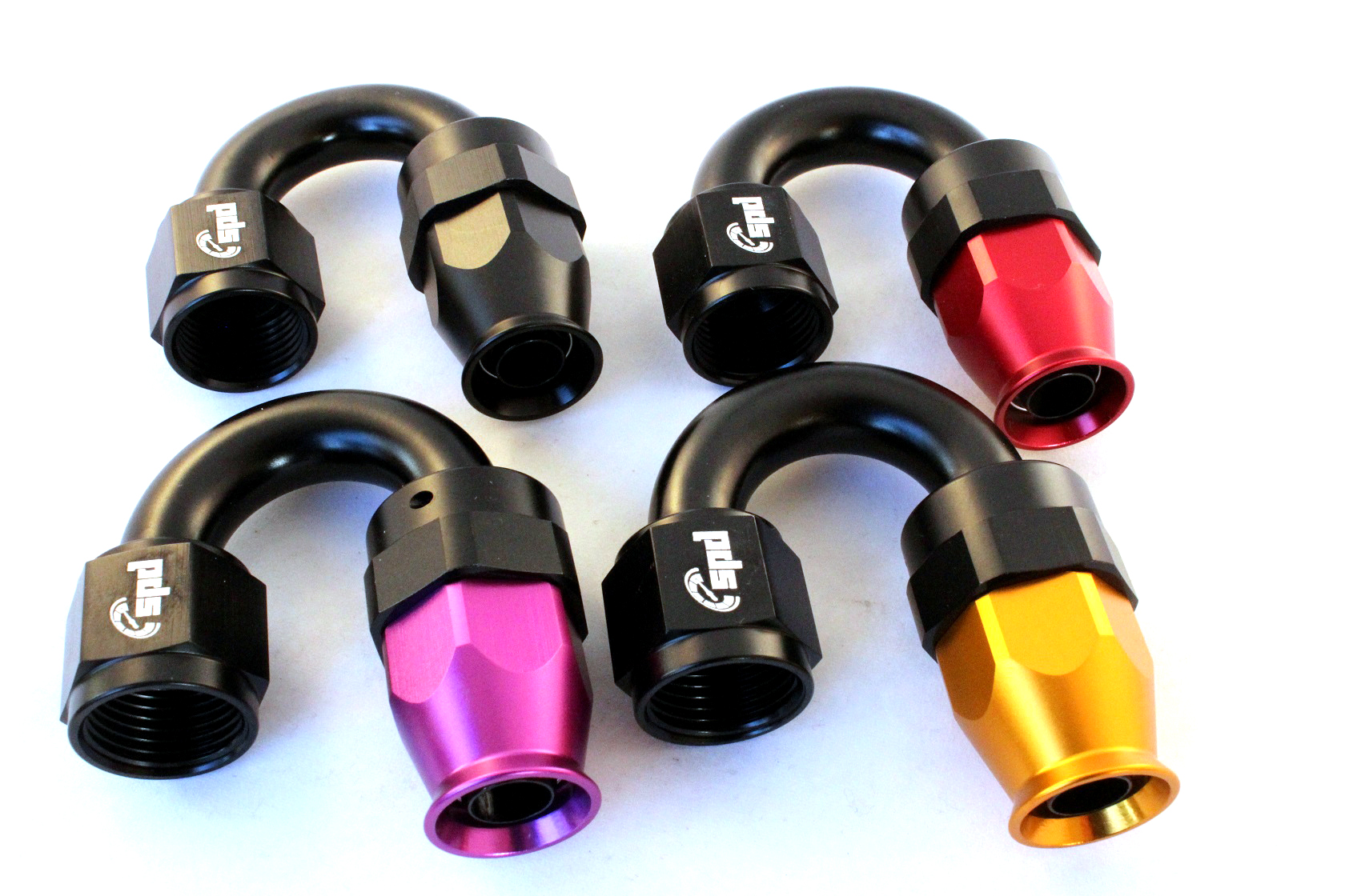 Slangkopplingar PTFE An 4,6,8,10,12   -180° 