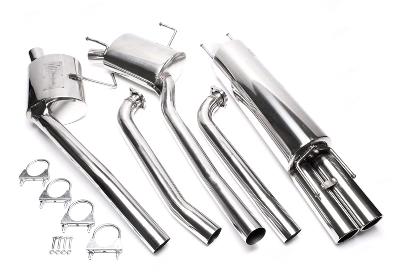 TA Technix avgassystem Opel Omega B sedan V6 – 2 × 76 mm