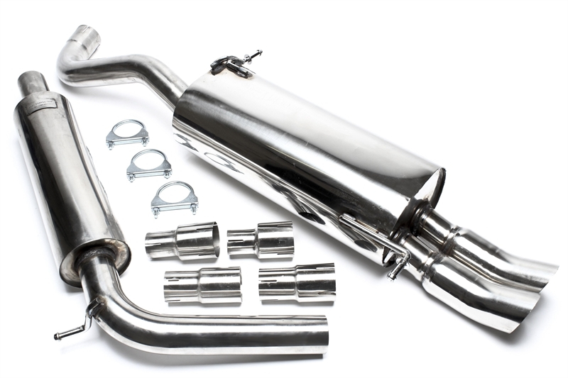 TA Technix avgassystem VW Polo 9N/Skoda Fabia I – 2×76 mm DTM