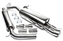 TA Technix avgassystem VW Polo 9N/Skoda Fabia I – 2×76 mm DTM