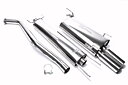 TA Technix avgassystem Opel Vectra B – 2×76 mm raka + inrullad kant