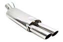 TA Technix bakre ljuddämpare VW Golf III/Cabriolet – 2x76 mm rak kant