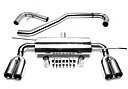 TA Technix racingavgassystem Audi A3 8P/VW Golf V – duplex 2×76 mm inrullad kant