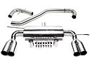 TA Technix racingavgassystem Audi A3 8P/VW Golf V – duplex 2×76 mm rak kant