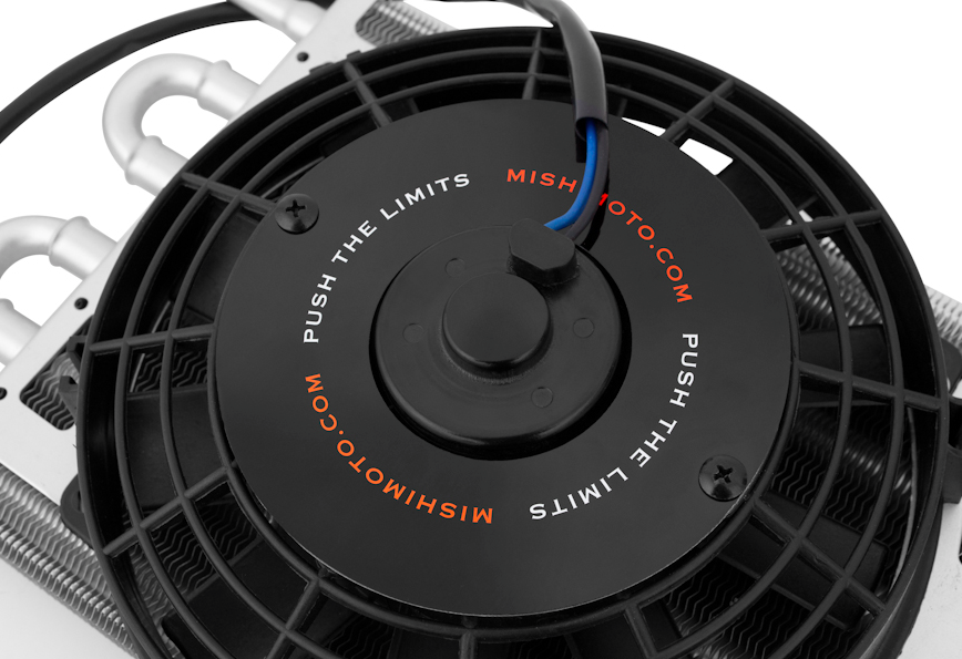 Mishimoto - Heavy-Duty Transmission Cooler with Electric Fan - 3