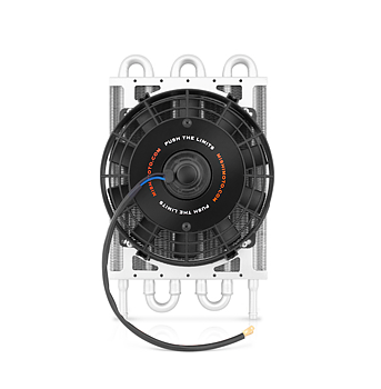 Mishimoto - Heavy-Duty Transmission Cooler with Electric Fan