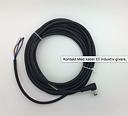 Kontakt till induktiv givare, med kabel, vinklad