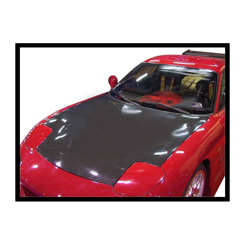 Carbon Fibre Mazda RX7, without air intake Royal Parts