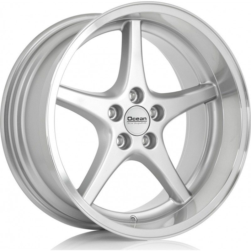 Ocean Wheels - MK18 18x8,5 ET6 Hjulpaket - Silver