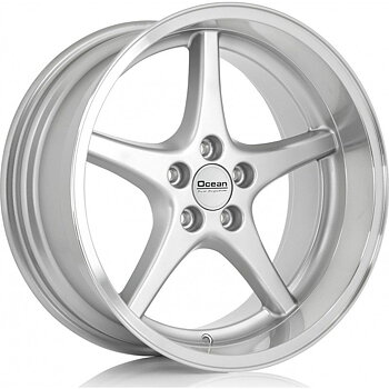Ocean Wheels - MK18 18x8,5 ET6 Hjulpaket - Silver