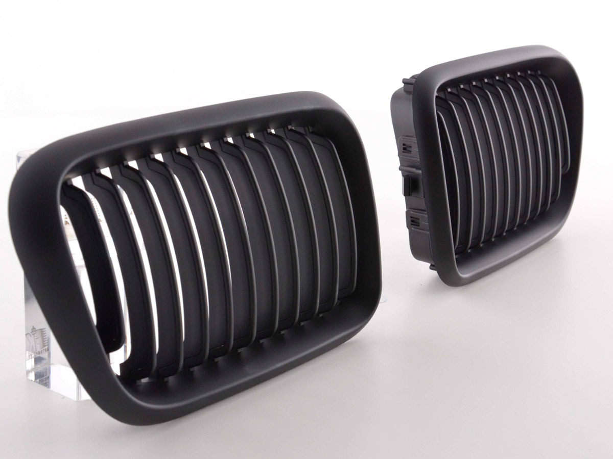 Grill/Njurar Matt Svart BMW E36 96-99 - 3