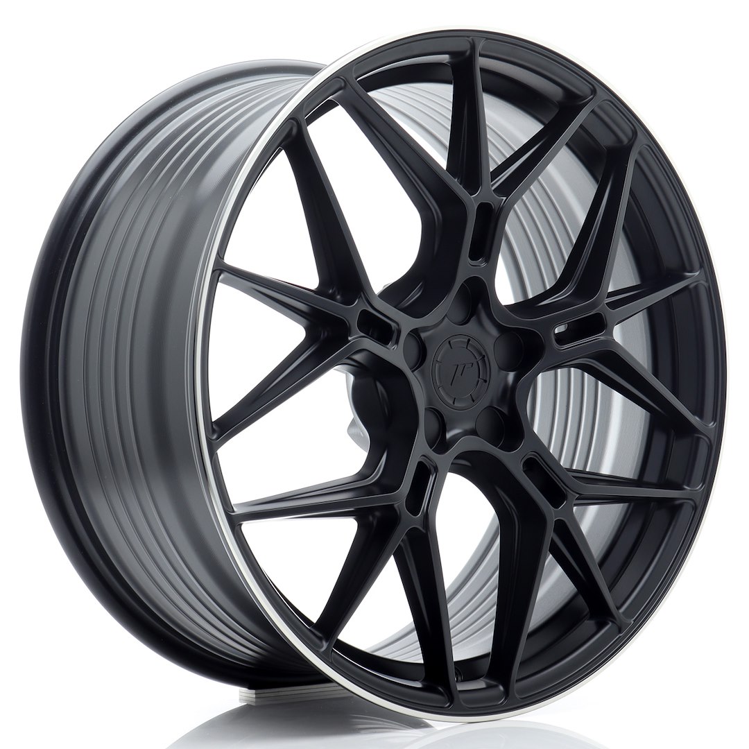 JR Wheels JR51 20x8,5 ET20-45 5H BLANK Satin Black w/ Machined Lip