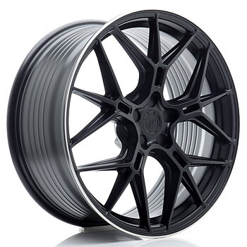 JR Wheels JR51 20x8,5 ET20-45 5H BLANK Satin Black w/ Machined Lip