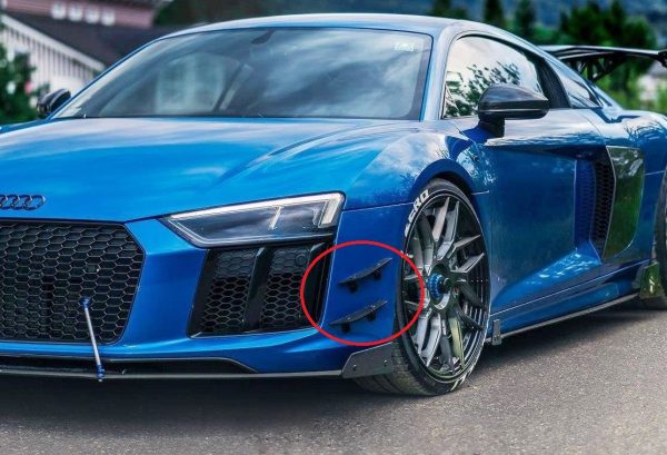Canards Audi R8 Mk2 - 2