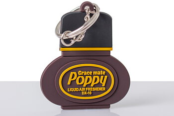 Poppy nyckelring Vanilj