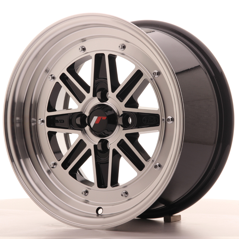 Japan Racing JR31 15x7.5 ET20 4x100 Black Machined - 2