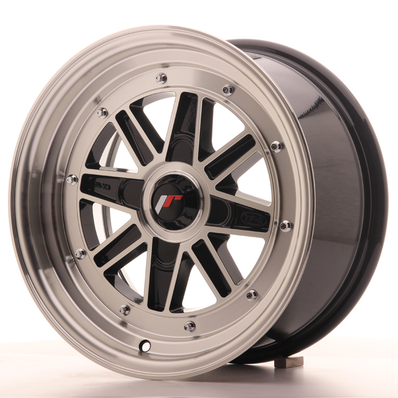 Japan Racing JR31 15x7.5 ET20 4x100 Black Machined
