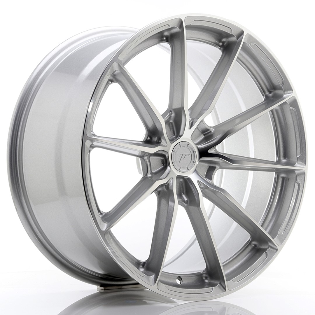 JR Wheels JR37 20x10 ET45 5x112 Silver Machined Face