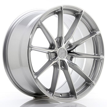JR Wheels JR37 20x10 ET45 5x112 Silver Machined Face
