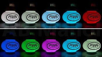 Poppy-belysning RGB - Cigg-Kontakt
