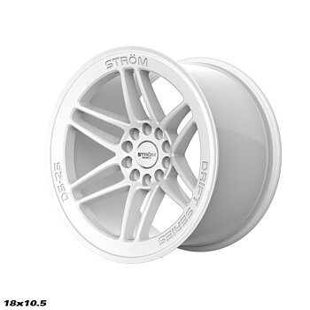 Ström Wheels DS-25 18x10,5 ET30 5x114,3/5x120 Full Gloss White