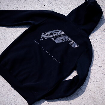 ZipHoodie Japan Racing Svart - Unisex