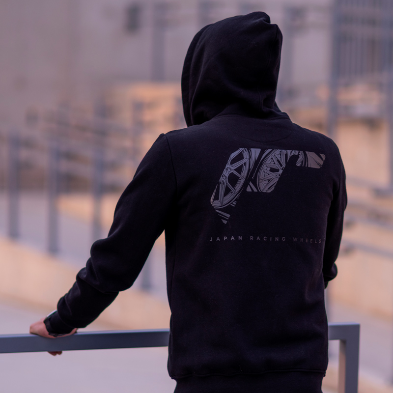 ZipHoodie Japan Racing Svart - Unisex - 5