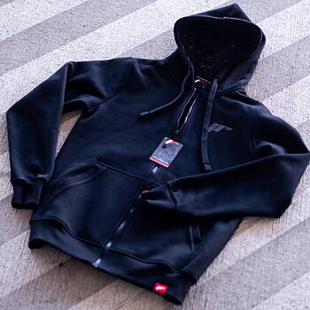 ZipHoodie Japan Racing Svart - Unisex