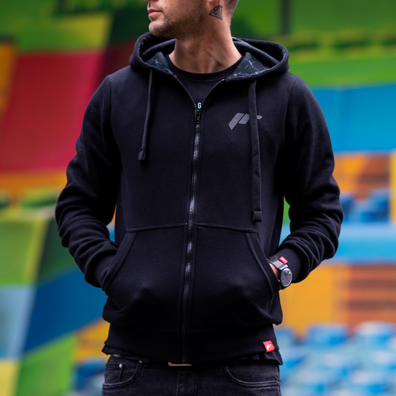 ZipHoodie Japan Racing Svart - Unisex - 4