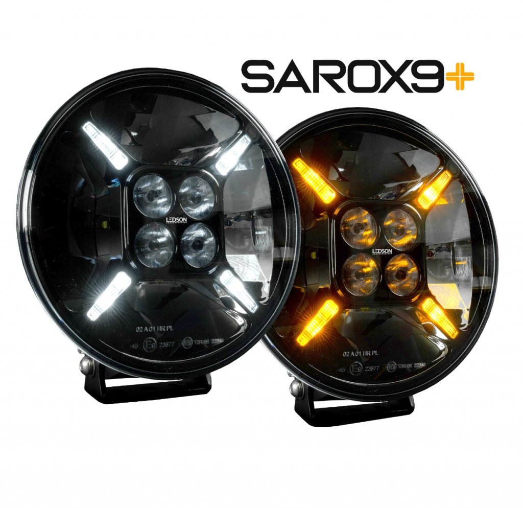 LED Extraljus Sarox9+ - 120W 10200 Lumen