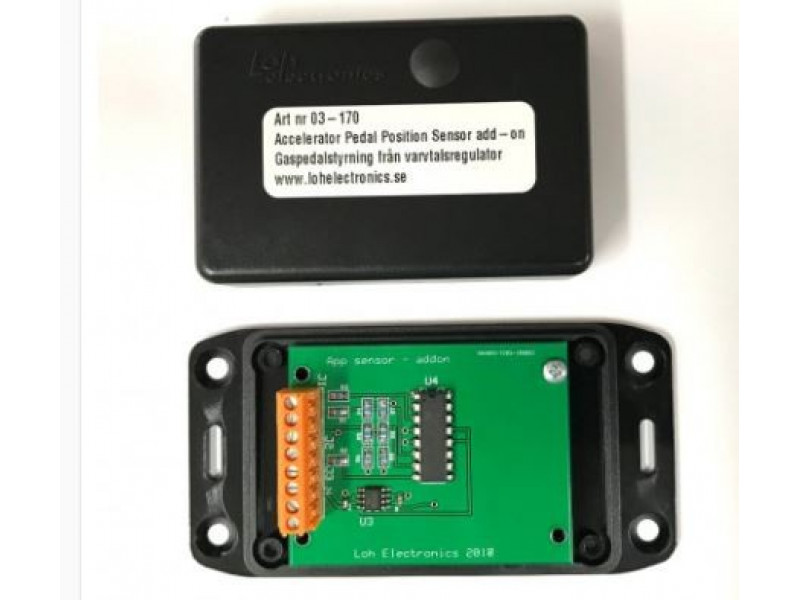 App Sensor add-on (gaspedalstyrning)