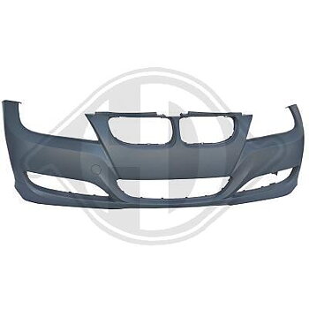 BMW E90/91 08-11 FRONTSPOILER UTAN PDC UTAN STRÅLKASTARRENGÖRNING