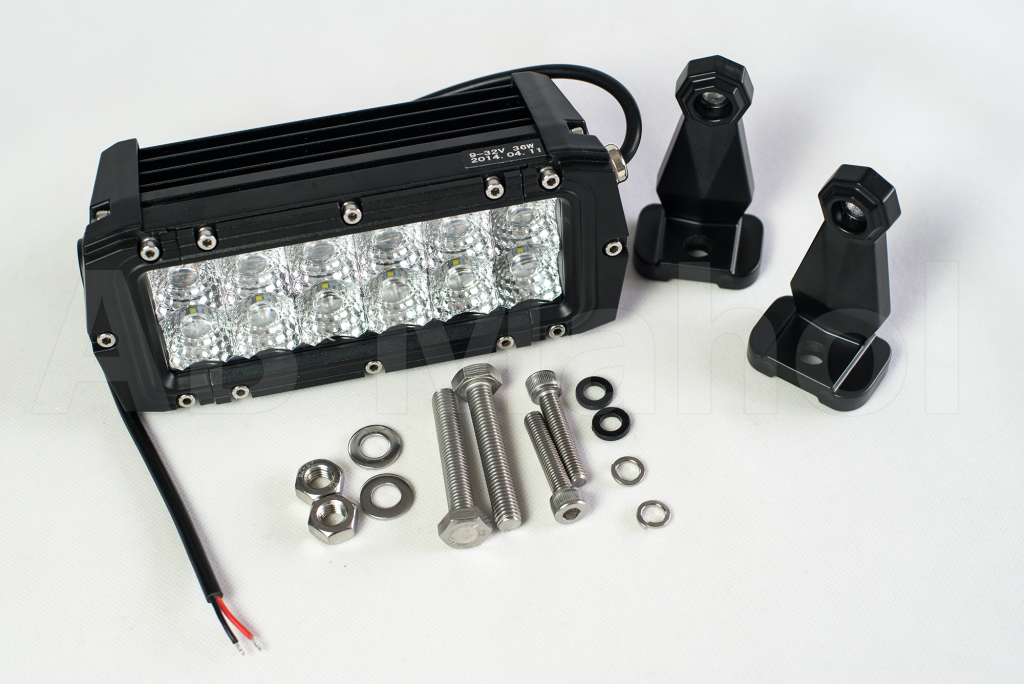 Dubbelradig ledramp Elite X2 - 6" - 203 mm - 4