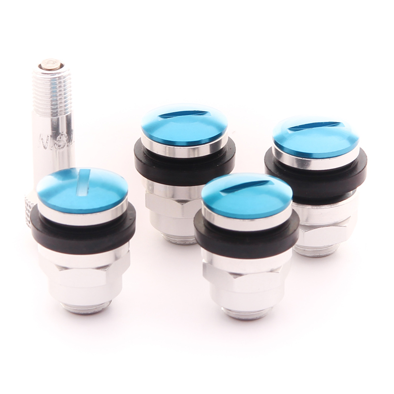 Flat aluminum air valves JR v1 Blå - Set