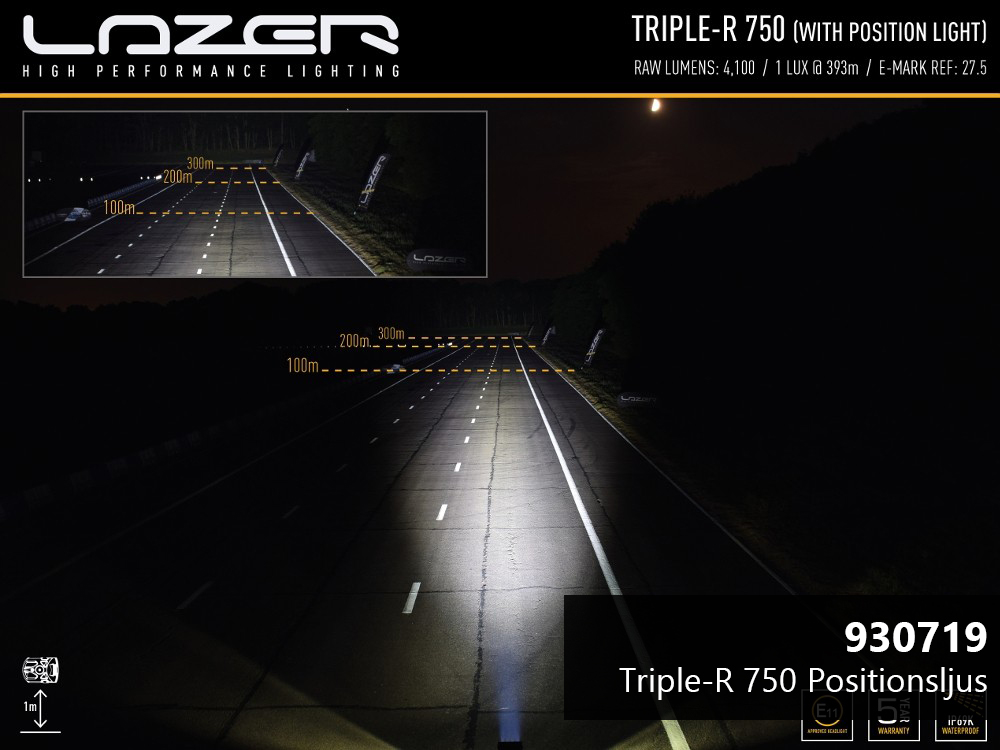 Lazer LED-ramp Triple-R 750 - 220 mm - 4100/4100/4510 lumen - 16