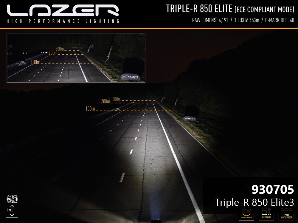 Lazer LED-ramp Triple-R 850 - 322 mm - 6150/6760 lumen - 9