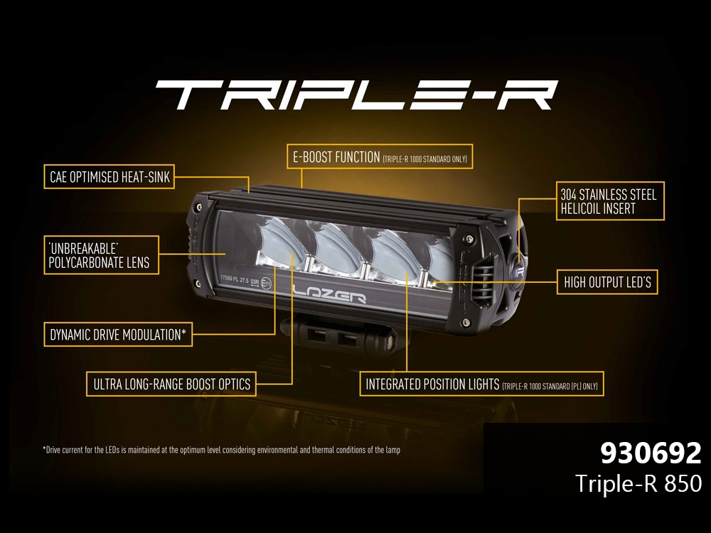 Lazer LED-ramp Triple-R 850 - 322 mm - 6150/6760 lumen - 4